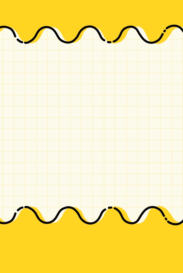黄色简约线条几何格子背景