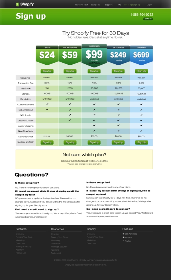 欧美一个带标价签元素的绿色黑色风格的网页模板图片