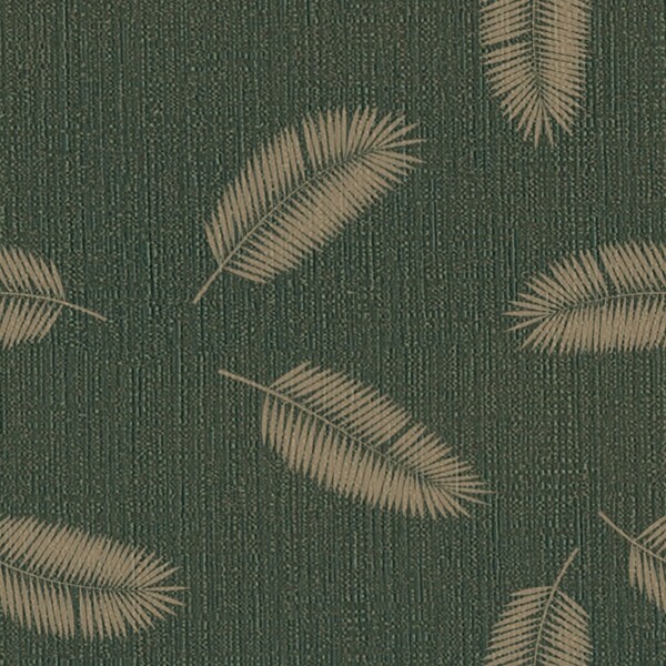 时尚现代轻奢棕榈叶壁纸素材