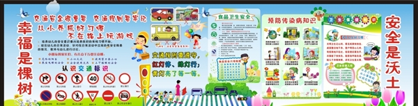 幼儿园交通安全宣传栏