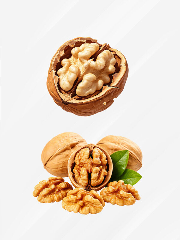薄皮核桃坚果素材