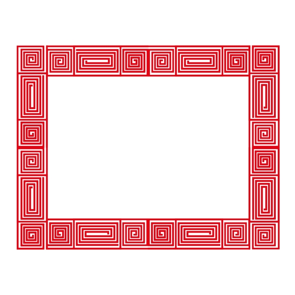 红色大气中国风边框古典创意中式边框