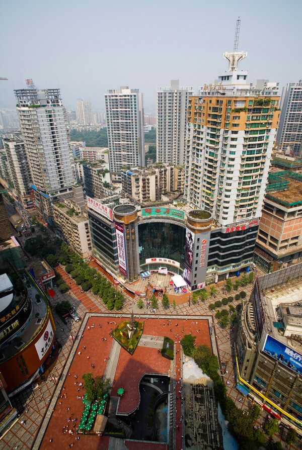 重庆城市鸟瞰图图片
