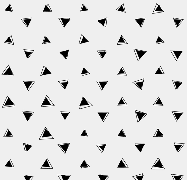 黑色三角形无缝图案