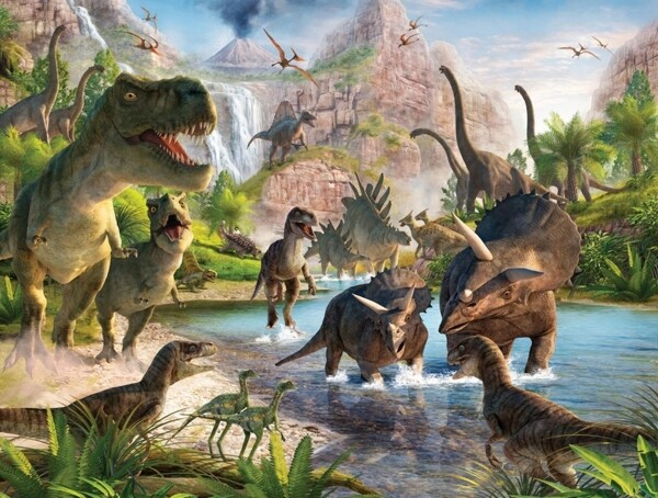 恐龙远古时代图图片