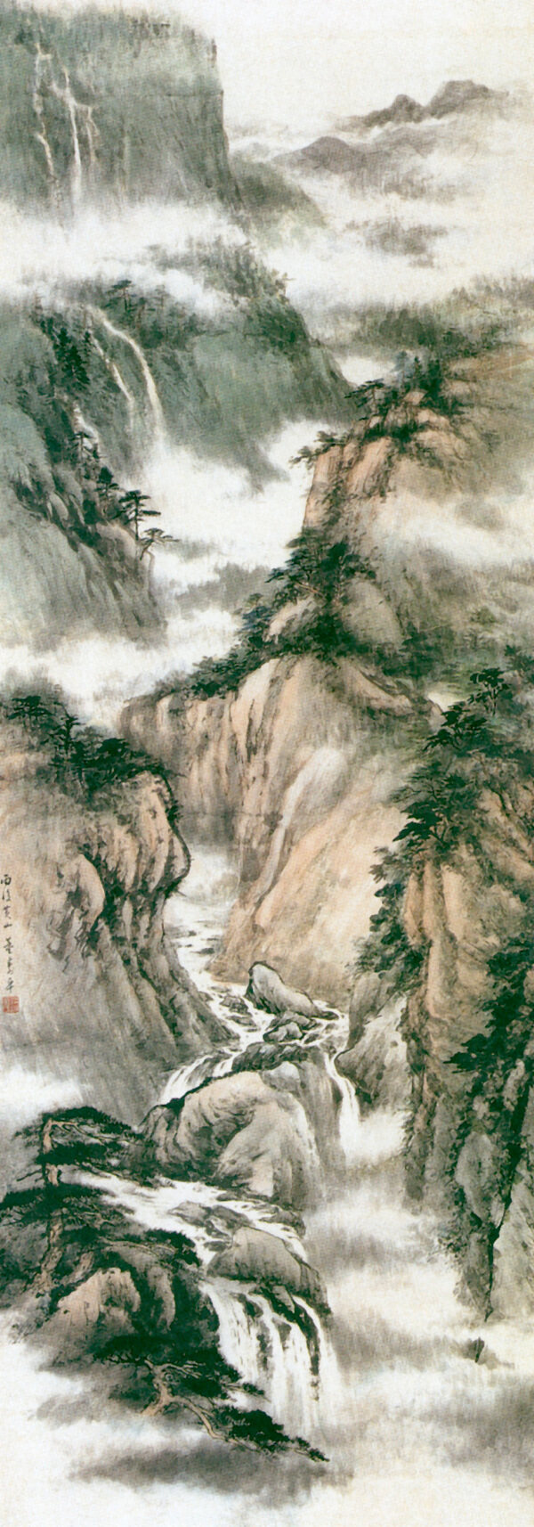 雨后黄山图